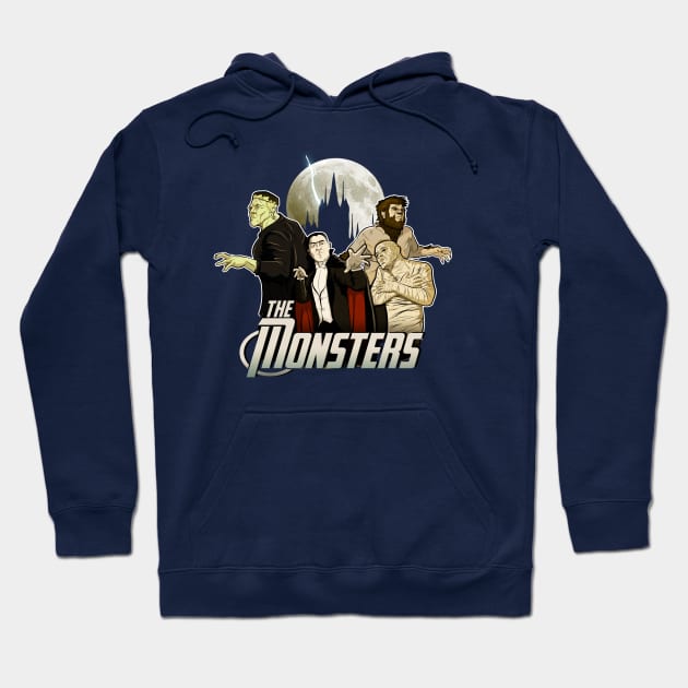 Monsters Hoodie by amodesigns